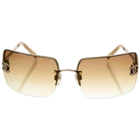 chanel brown rimless sunglasses|chanel sunglasses usa price.